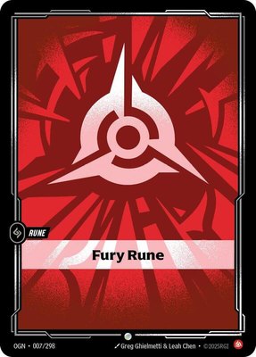 Fury Rune, Origins