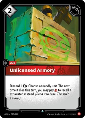 Unlicensed Armory, Origins