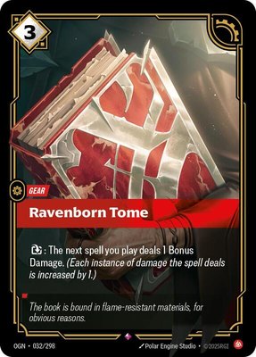 Ravenborn Tome, Origins