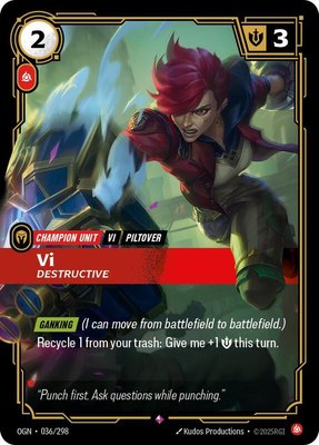 Vi, Destructive, Origins