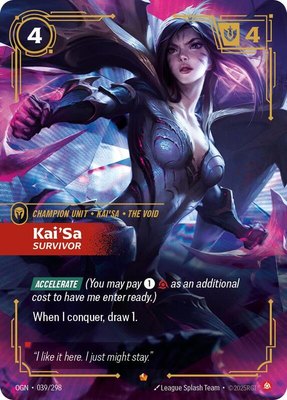 Kai'Sa, Survivor, Origins