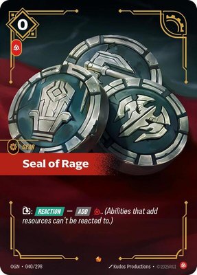Seal of Rage, Origins
