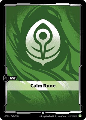 Calm Rune, Origins