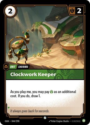 Clockwork Keeper, Origins