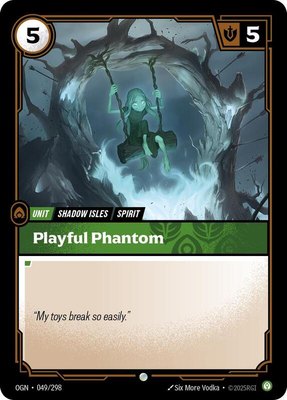 Playful Phantom, Origins