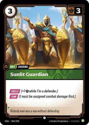 Sunlit Guardian, Origins