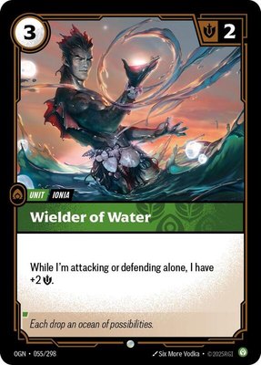 Wielder of Water, Origins