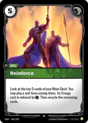 Reinforce, Origins
