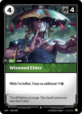 Wizened Elder, Origins