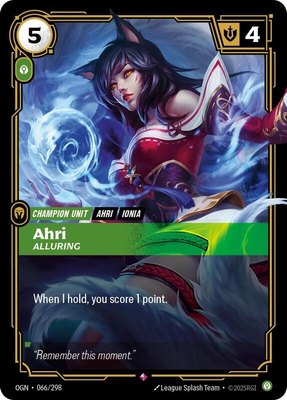 Ahri, Alluring, Origins