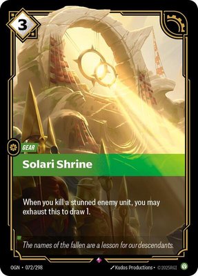 Solari Shrine, Origins