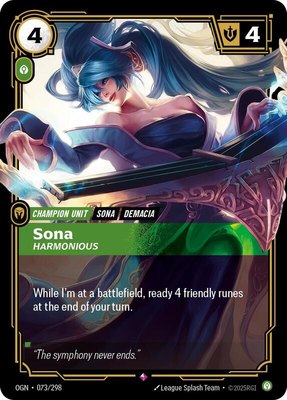 Sona, Harmonious, Origins
