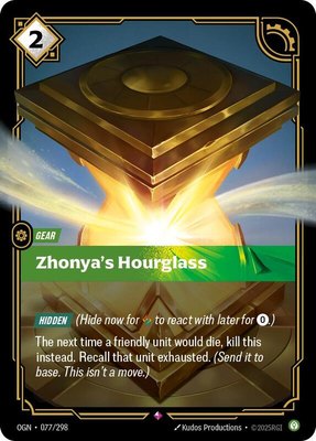 Zhonya's Hourglass, Origins