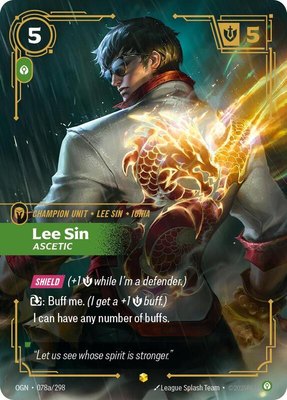 Lee Sin, Ascetic (Alternate Art), Origins