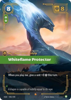 Whiteflame Protector, Origins