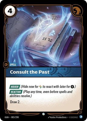 Consult the Past, Origins