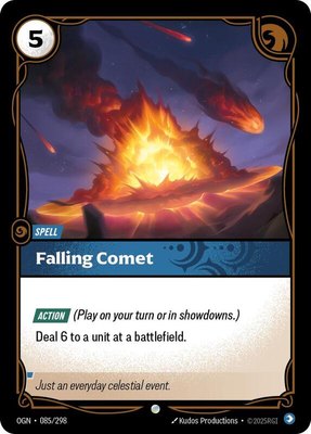Falling Comet, Origins