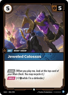 Jeweled Colossus, Origins
