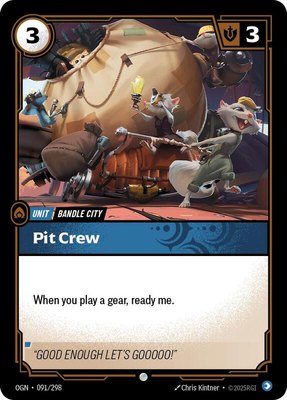 Pit Crew, Origins
