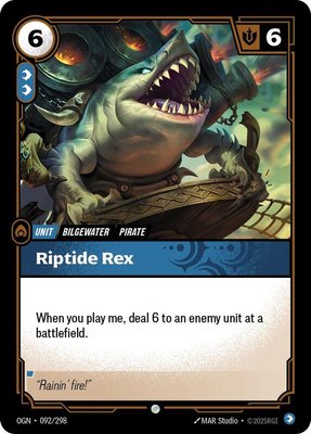 Riptide Rex, Origins