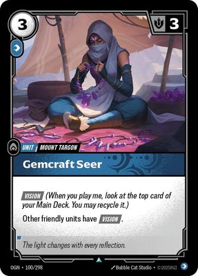 Gemcraft Seer, Origins