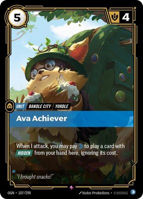 Ava Achiever, Origins