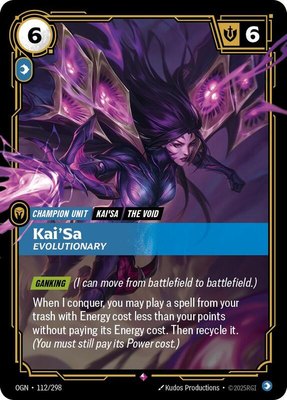 Kai'Sa, Evolutionary, Origins
