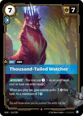 Thousand-Tailed Watcher, Origins