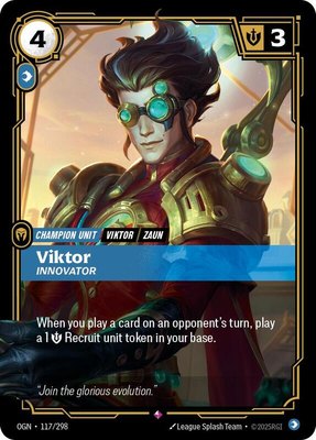 Viktor, Innovator, Origins