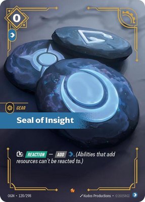 Seal of Insight, Origins