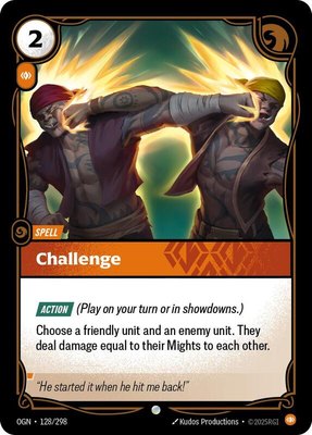Challenge, Origins