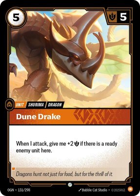 Dune Drake, Origins