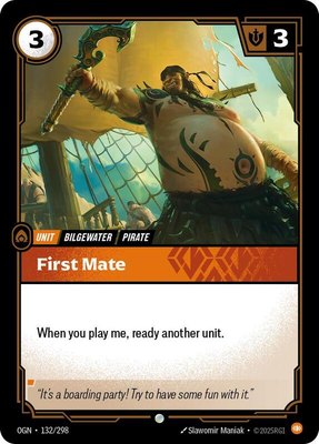 First Mate, Origins