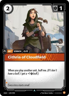 Cithria of Cloudfield, Origins