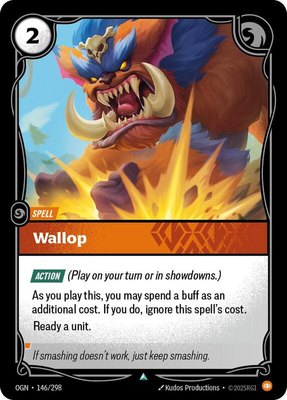 Wallop, Origins
