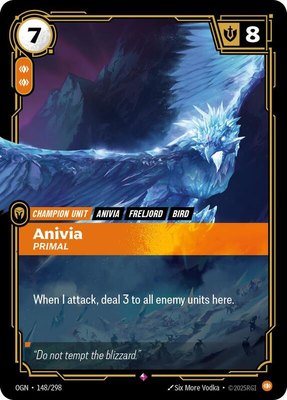 Anivia, Primal, Origins