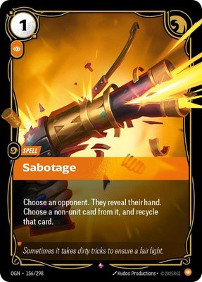 Sabotage, Origins