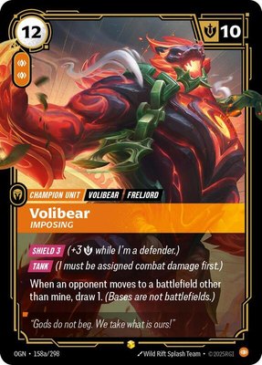 Volibear, Imposing (Alternate Art), Origins