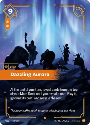 Dazzling Aurora, Origins