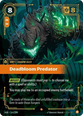 Deadbloom Predator, Origins