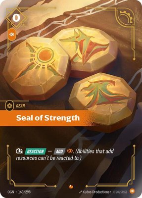Seal of Strength, Origins