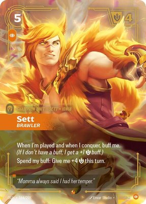 Sett, Brawler, Origins