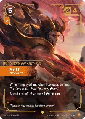 Sett, Brawler (Alternate Art), Origins