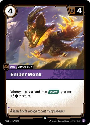 Ember Monk, Origins