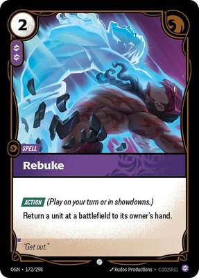 Rebuke, Origins
