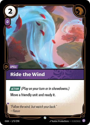 Ride The Wind, Origins
