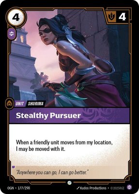 Stealthy Pursuer, Origins