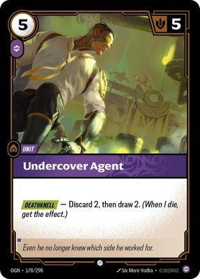 Undercover Agent, Origins
