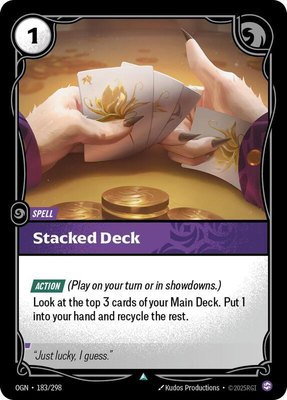 Stacked Deck, Origins