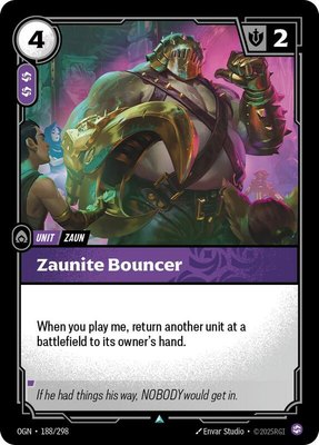 Zaunite Bouncer, Origins